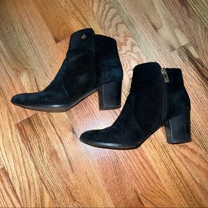 Tory Burch Black Suede Heels